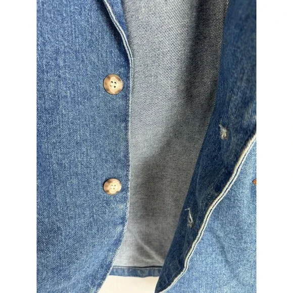 Vintage Frontier Collection Men's Denim Coat - Picture 8 of 13